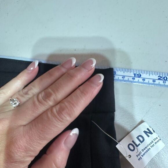 NWT Old Navy Women’s Extra High-Waisted Linen-Blend Taylor Trouser Shorts Size L - Picture 12 of 14